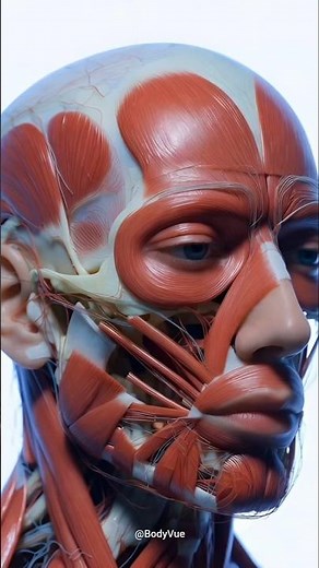Human Body Parts 3d Anatomy Video of Head Eye & Brain #humanbody #humananatomy #shortvideo