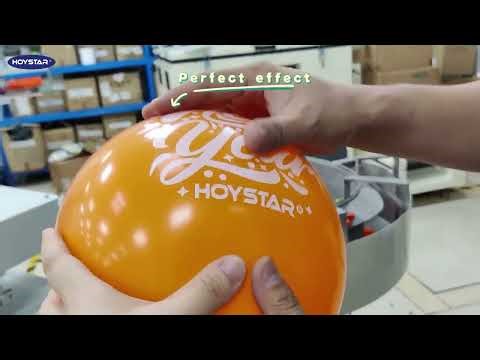 Fully automatic balloon screen printing machine #screenprinter #latexballoon #balloonprint