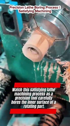 Precision Lathe Boring Process | Satisfying Machining
