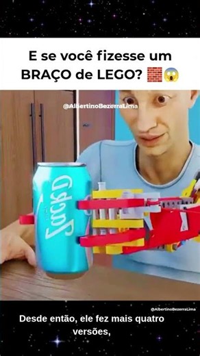 E se você fizesse um braço de LEGO? 🧱😱