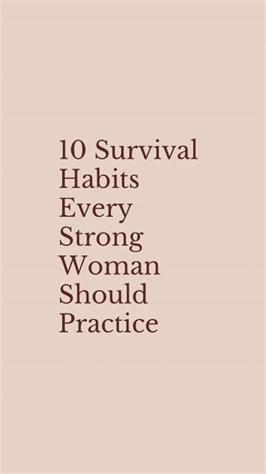🚨 Save this before the algorithm buries it — these habits could save your life one day. Follow @divinefemalemindset for more survival truths every strong woman should know. 💪✨ 10 Survival Habits Every Strong Woman Should Practice (Save this — one day, it could save you.) 1️⃣ Always park facing out — seconds matter in emergencies. 2️⃣ Share your live location when meeting someone new. 3️⃣ Never post where you are until after you’ve already left. 4️⃣ Keep your shoes, phone, and keys close every 