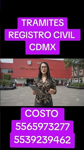 CDMX Civil Registry procedures Arcos de Belén 2026 certified copy birth marriage certificate