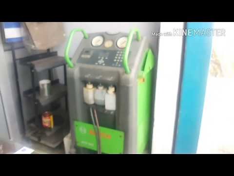 How to fill AC Gas R134a in a car, properly with Compressor Oil and exact quantity using BOSCH AC650