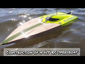 DIY RC Powerboat build - Begin to end construction of 100km/h mono.