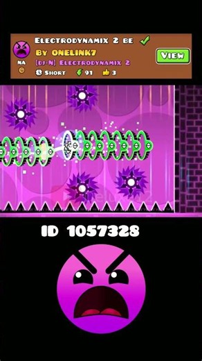 Can you beat Electrodynamix 2? #geometrydash #gd #deluxe12