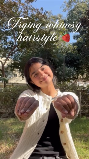 ridhima tyagi 🍓 | y’all told me to try some hairstyles so here we are ☹️🫶 . . . . Fyp, whimsical, hairstyles, soft girl, outfits, grwm, nature, get ready... | Instagram