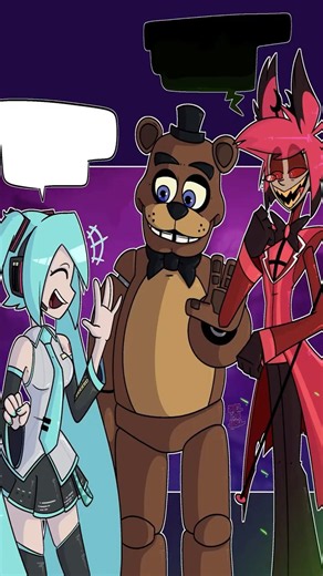 Alastor Meets Hatsune Miku in Fortnite | Hazbin Hotel Comic Dub