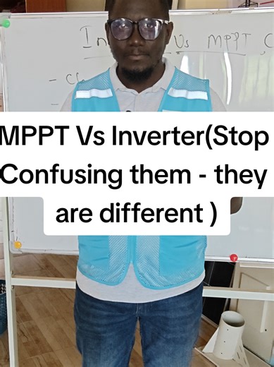 Most people think the MPPT and inverter do the same job, but one charges your battery while the other powers your house
