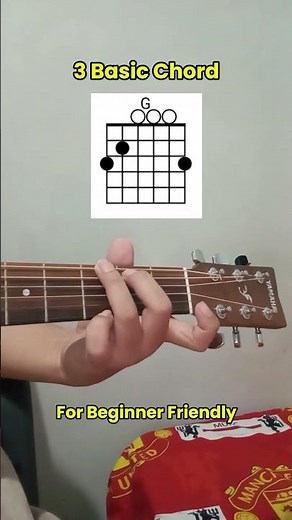 3 Basic Guitar Chords 🎶 Super Easy for Beginners