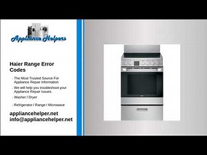 Haier Range Error Codes