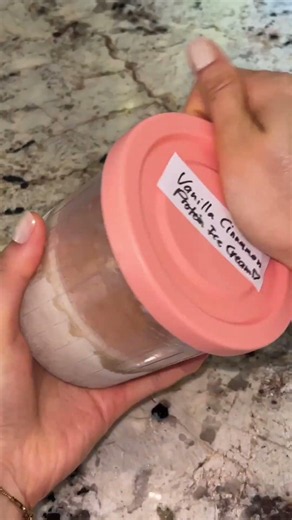 Vanilla Cinnamon Protein Ice Cream 🍦 Ninja Creami Recipe ASMR