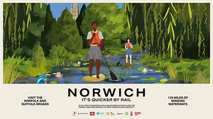Free Exhibition of Wherry Lines Posters: a youth social action project celebrating The Broads National Park Wednesday 3 April – Saturday 6 April 10.30 - 3 Parcels Office Exhibition Space at Lowestoft Railway Station Wherry Lines Posters is an exciting new collection of animated poster artworks which invite you to experience The Norfolk and Suffolk Broads via the Wherry Lines railway. Five animated posters have been commissioned illustrating the life and biodiversity of Wherry Lines railway stati