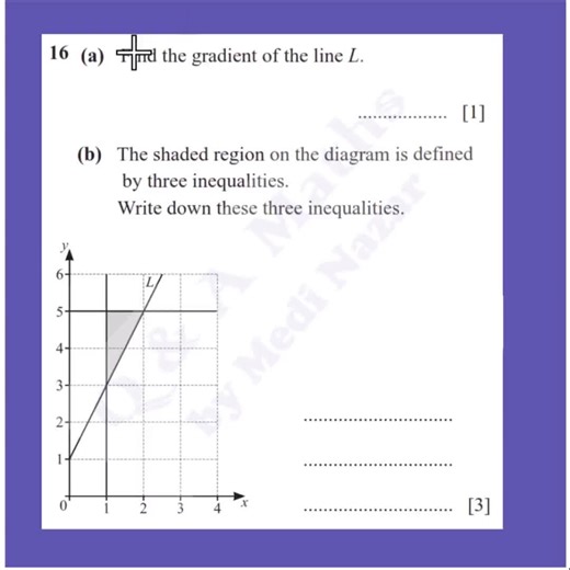 What is rise over run? How to find the gradient or slope of a line? Cambridge O Level Mathematics Paper 1 (2022) #algebra #mathtricks #igcsemaths #gcsemaths #mathematics #mathematicstutor #mathtutorial #mathtutoring #satpracticetest #satexams #secondarymaths #satexam #mathtutorials #mathhelp #satpractice #sattestprep #sattest #math #maths #class10maths #mathformulas #SAT #mathproblem #mathproblemsolved #pastpapers #pastpaper #olevelmaths #olevelmath #gradient #slope