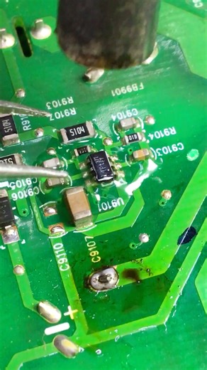 Small IC, Big Problem! TV Power Supply Fix 💥 #shortsfeed #shortvideo #shorts #repair