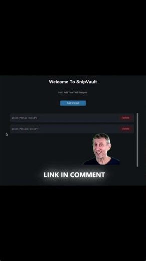 Stop Losing Code Snippets! Try SnipVault (Link Pinned)
