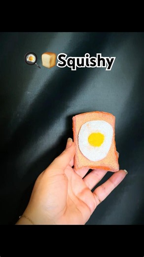 DIY Toast & Egg Squishy 🍞🍳 | Sponge Foam Craft Tutorial