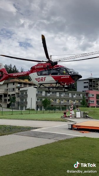 RK2 Helicopter Landing in Reutte | Air Rescue Mission | 29-07-2022