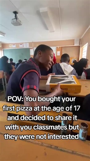 Sharing My First Pizza Experience with Classmates