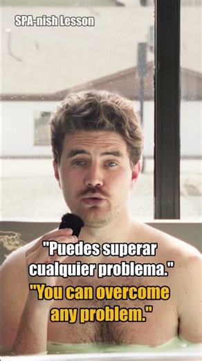 How to Say "To Overcome" in Spanish? | SPA-nish Lesson #shorts