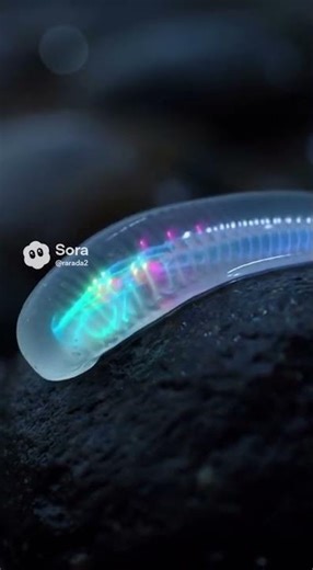 未知の生命体ファイル：夜に光る発光ミミズの超リアル映像 | Unknown Lifeforms File: Bioluminescent Worm Macro Footage