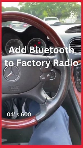Mercedes SL Stereo Upgrade - Add Bluetooth to MBZ R230 COMAND SYSTEM