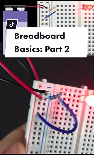How to use a Breadboard Part 2 #hardware #cool #foryou