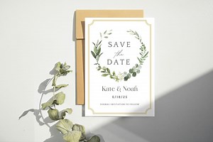Save the Date Invitation Template - Etsy
