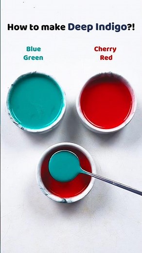 How to make Deep Indigo?! #oddlysatisfying #asmr #colormixing #satisfying