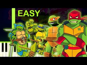 ALL Teenage Mutant Ninja Turtles Cartoons Theme Songs On Piano