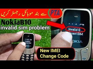 how to Nokia BM10 imei change code, Nokia Mini invalid Sim problem /PAT register mobile