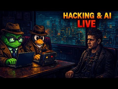 HACKING & AI LIVE! Web App Security, TryHackMe Challenge + Linux Box (CTF)
