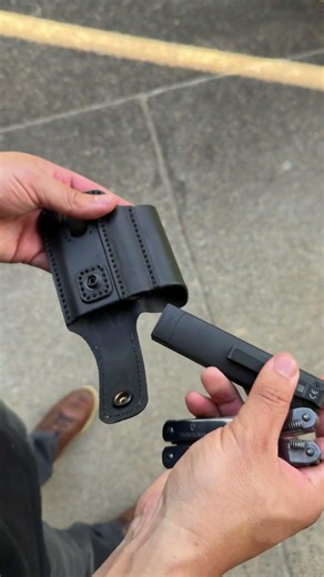 Victorinox Swisstool Multitool + Olight Arkfeld in a MPU XL Tux Belt Clip #EDC #maintenance #gear