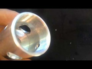 Cross hole deburring using lollipop cutter