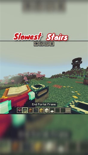 Slowest Staircase in minecraft... 💀 #shorts #minecraft #viral #trending #gamefluxer