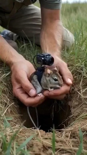 Mouse POV: Inside a Real Underground Colony (Micro Camera Footage)