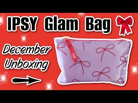 Opening my Ipsy December Glam Bag! #ipsy
