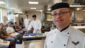 31K views · 411 reactions | Chefs and caterers from around the RAF have been competing across a number of disciplines at Exercise Joint Caterer this week against their counterparts in the Army and Navy. We spoke with Cpl Keith Small, one of the Chef Instructors at Worthy Down about one of the newly qualified chefs taking part in this year's Open Fish competition, AC Pulham. | Royal Air Force | Facebook