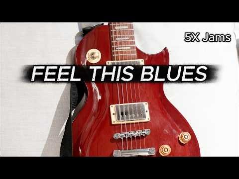 Smooth & Emotional Blues in A Minor – 85 BPM Guitar Backing Tracks