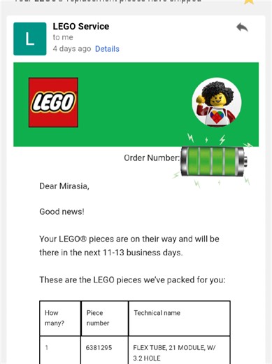 Lego replacement parts program saves the day. We will finally have power to our drivers side, y'all 👏🏽 #lego #legotiktok #fyp #explorepage✨ #backtothefuture