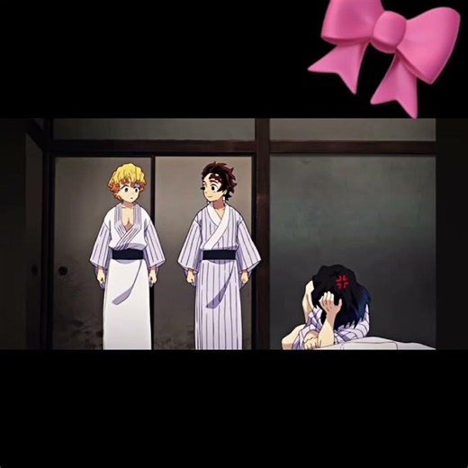 inosuke was NOT letting zenitsu or tanjiro talk for a SEC😭✌🏼 #funny #yor fyp #anime #fight