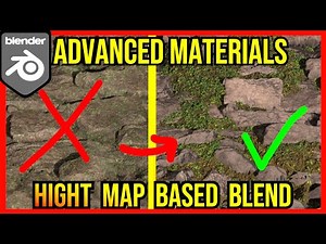 Use this INSANE TECHNIQUE to SEAMLESSLY blend your materials with height maps in BLENDER