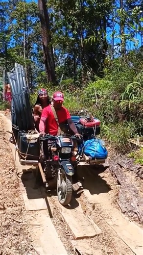Hauling a Machine Through Tough Roads! #youtubevideo #shortsfeed #youtubeshorts #offroad #highlights