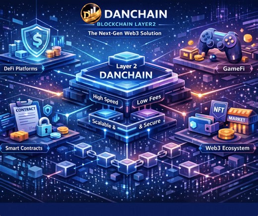 🚀 Introducing Danchain Blockchain Layer2 — The Next-Generation Infrastructure for the Web3 World! Empower your projects with greater speed, performance, and lower costs than ever before ⚡ 🔹 Fully Supports DeFi Enhance transaction efficiency with high speed and low fees — ideal for all decentralized finance platforms. 🔹 Complete GameFi Integration Build seamless blockchain-based games that support massive players and real-time in-game transactions. 🔹 Flexible Smart Contract Development Secure
