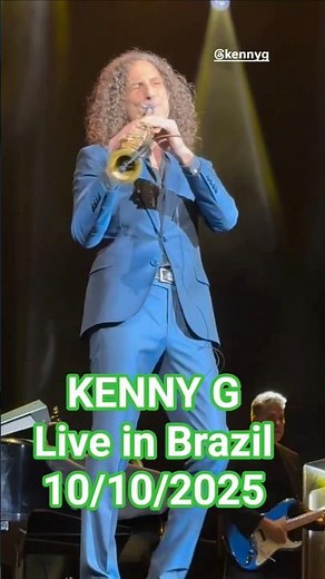 Kenny G Live in Brazil - Teatro Eva Wilma - SP - 10/10/2025 #saxwell #kennyg