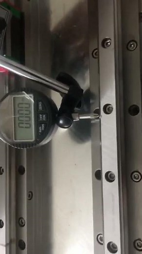 Measuring the parallelism of the Z Axis Rails