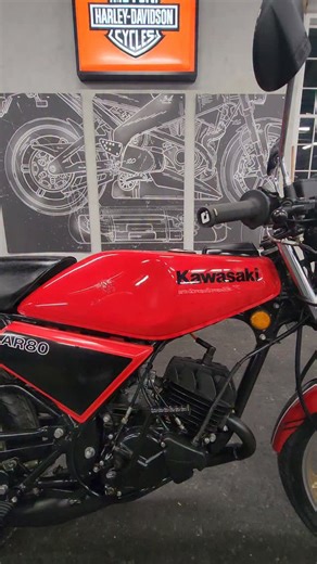 Kaplan America 🇺🇸 on Instagram: "JUST LOOK AT IT....1982 KAWASAKI AR 80 WITH 2200 MILES LIKE NEW! GOING ON EBAY AUCTION NEXT WEEK"