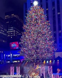 6.5M views · 1.4K reactions | The holiday season officially began in New York City on December 4, with the 87th annual lighting of the Rockefeller Center Christmas tree. | The National Desk - TND | Facebook