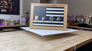 4-8 Police Badge Display to Showcase on the Wall or Desk. Perfect Gift for Retirement Promotion. - Etsy