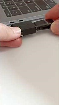 Using Flash Disk, Thumb drive on Apple MacBook with 2-in-1 microUSB & USB-C to USB-A adapter #shorts