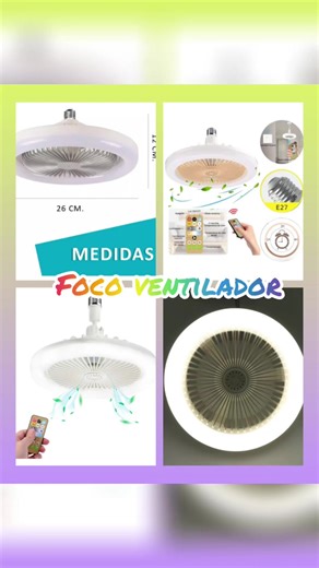 💡✨ FOCO VENTILADOR LED ✨🌀 💰 Precio: Q125 🚚 Envío a toda Guatemala por Q25 🇬🇹 Ilumina y refresca tu hogar con un solo dispositivo 🙌 🔧 Instalación súper fácil (se coloca como un foco normal) 💡 Luz potente y ahorro de energía 🌀 Ventilación eficiente para cualquier espacio ✅ 3 velocidades de aire: • Baja • Media • Fuerte ✅ 3 tipos de iluminación: • Luz cálida • Luz ámbar • Luz blanca 🏠 Perfecto para dormitorios, salas, oficinas o negocios ✨ Práctico, moderno y funcional 📩 ¡Pídelo ahora y